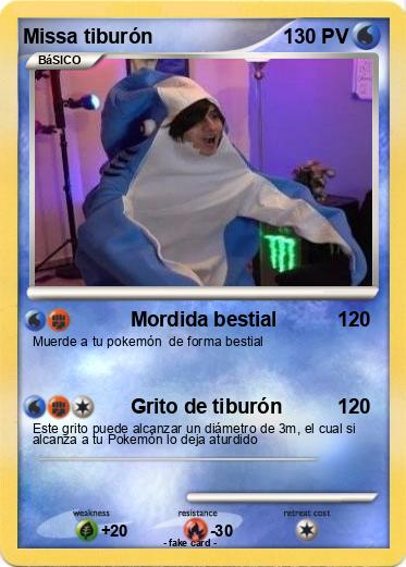 Pokemon Missa tiburón