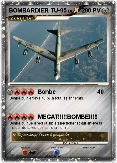 Pokemon BOMBARDIER TU-95