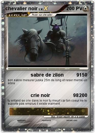 Pokemon chevalier noir