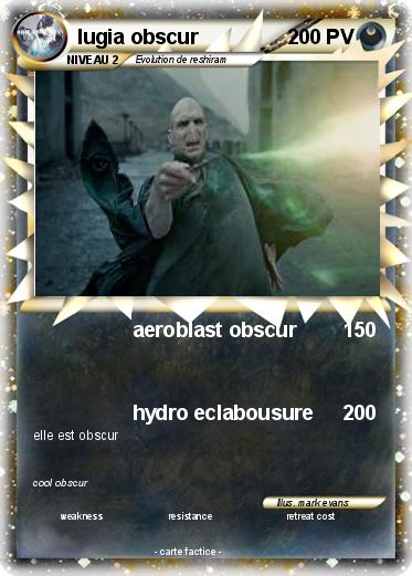 Pokemon lugia obscur