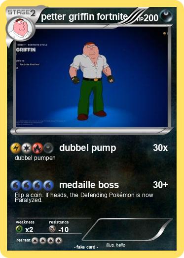 Pokemon petter griffin fortnite