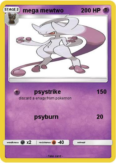 Pokemon mega mewtwo