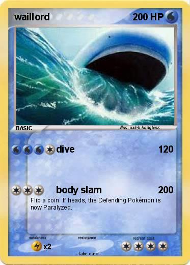Pokemon waillord
