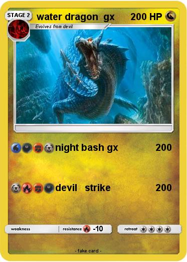 Pokemon water dragon  gx