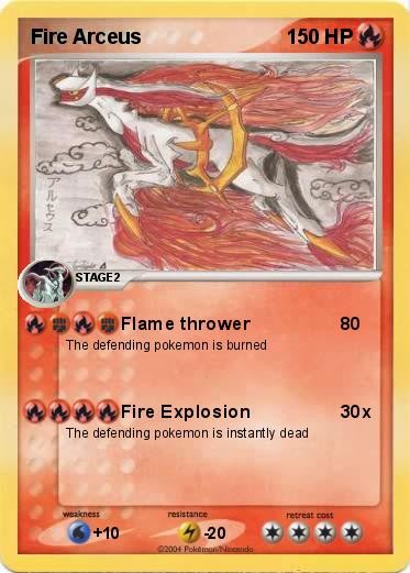 Pokemon Fire Arceus