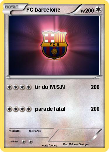 Pokemon FC barcelone