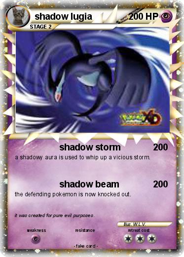 Pokemon shadow lugia
