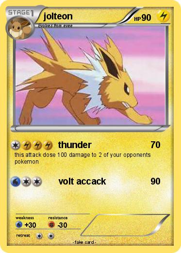 Pokemon jolteon