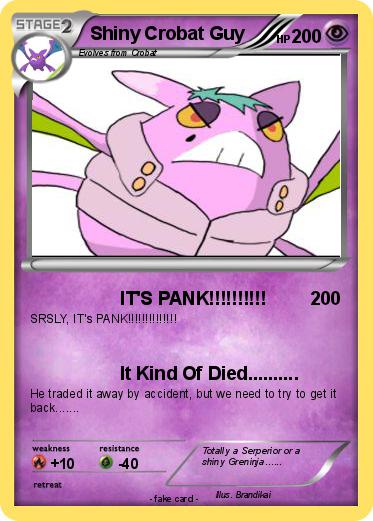 Pokemon Shiny Crobat Guy