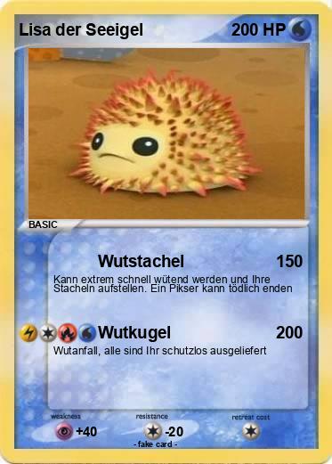 Pokemon Lisa der Seeigel