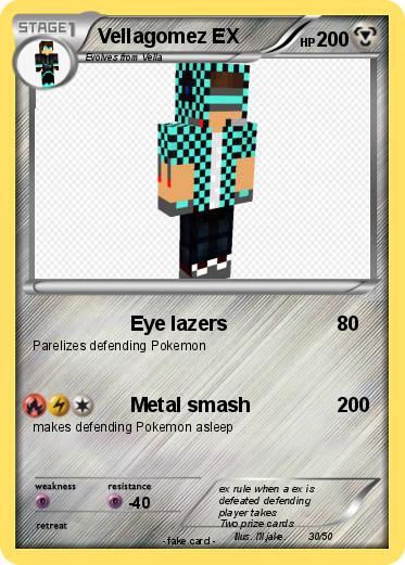 Pokemon Vellagomez EX