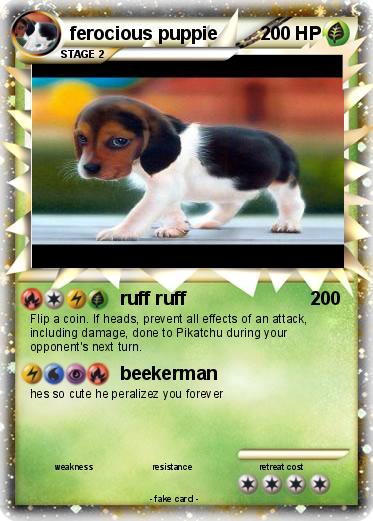 Pokemon ferocious puppie