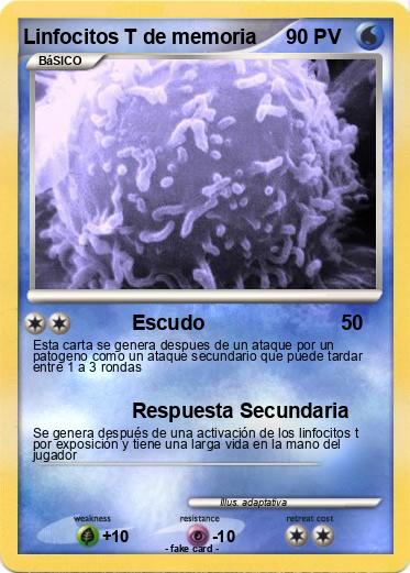 Pokemon Linfocitos T de memoria