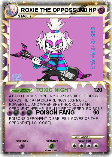 Pokemon ROXIE THE OPPOSSUM