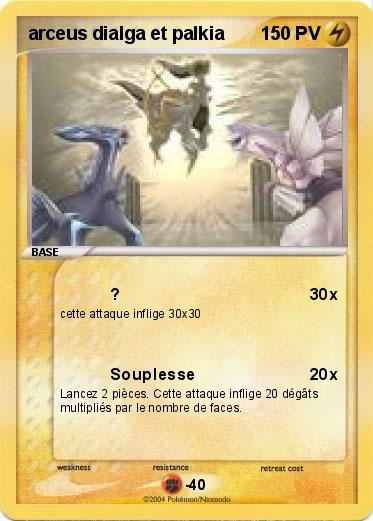 Pokemon arceus dialga et palkia