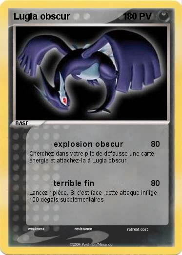 Pokemon Lugia obscur                     1