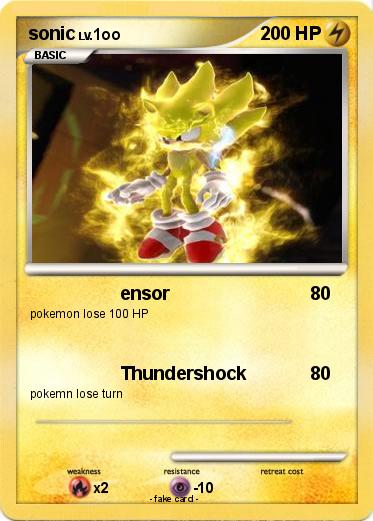 Pokemon sonic
