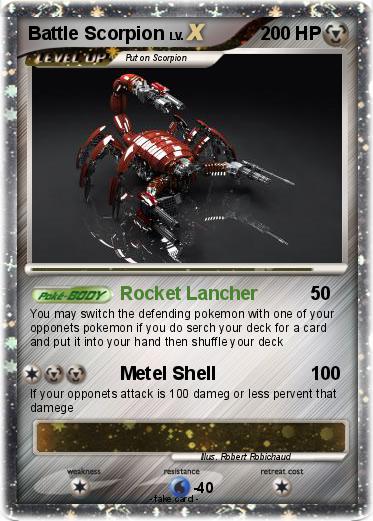 Pokemon Battle Scorpion