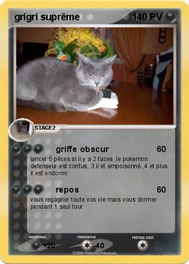 Pokemon grigri suprême