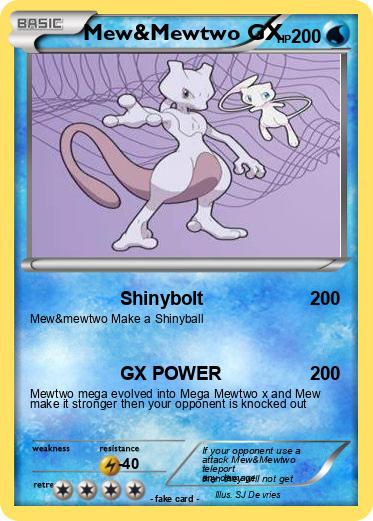 Pokemon Mew&Mewtwo GX