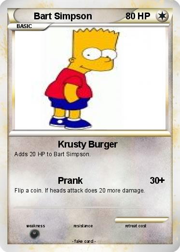 Pokemon Bart Simpson
