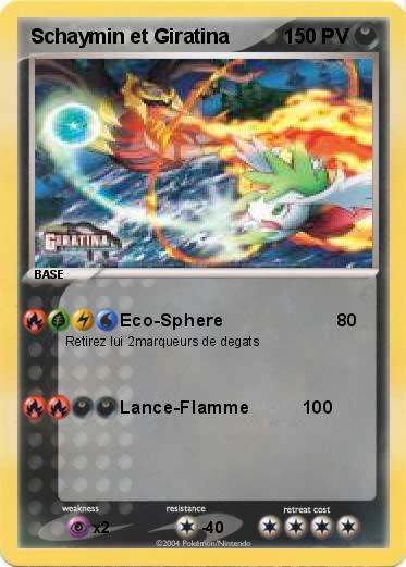 Pokemon Schaymin et Giratina