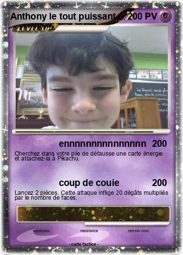 Pokemon Anthony le tout puissant