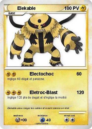 Pokemon Elekable
