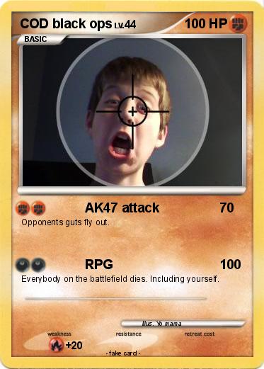 Pokemon COD black ops