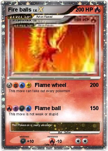 Pokemon Fire balls