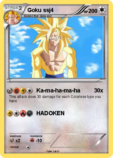 Pokemon Goku ssj4