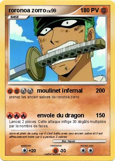 Pokemon roronoa zorro