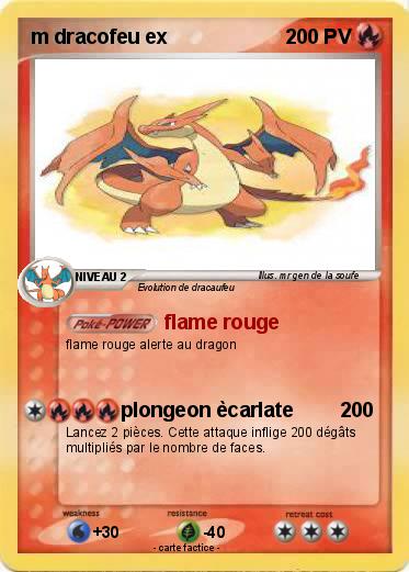Pokemon m dracofeu ex