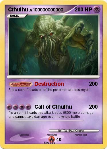 Pokemon Cthulhu