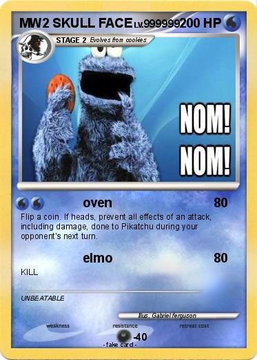 Pokemon MW2 SKULL FACE