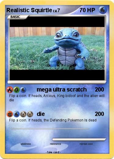 Pokemon Realistic Squirtle