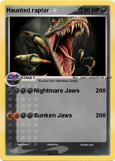 Pokemon Haunted raptor