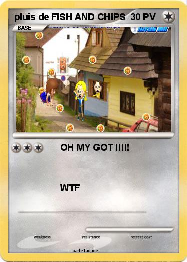 Pokemon pluis de FISH AND CHIPS