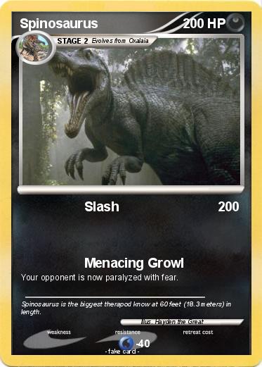 Pokemon Spinosaurus