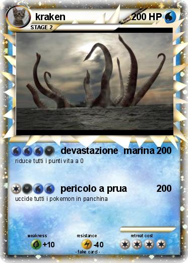 Pokemon kraken