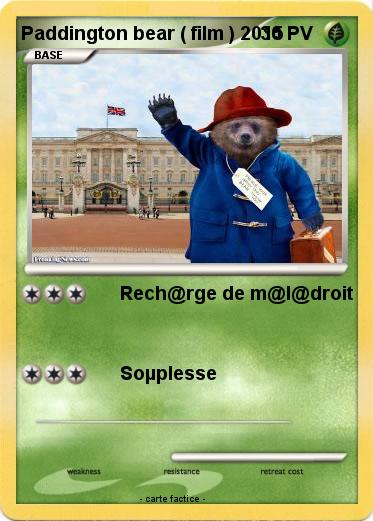 Pokemon Paddington bear ( film ) 2015