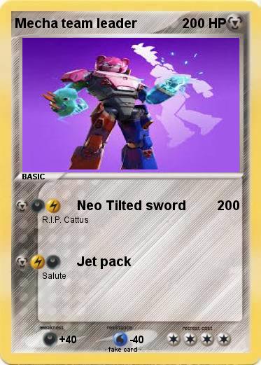 Pokemon Mecha team leader