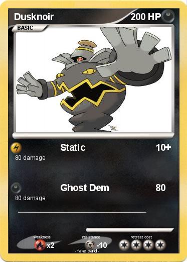 Pokemon Dusknoir