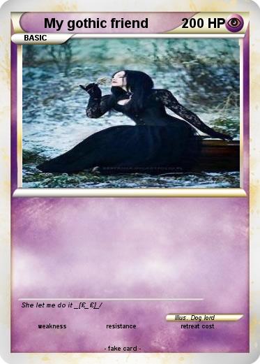 Pokemon My gothic friend