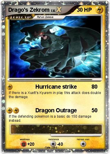 Pokemon Drago's Zekrom