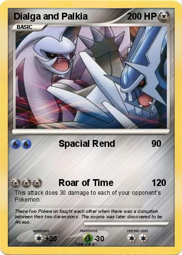 Pokemon Dialga and Palkia