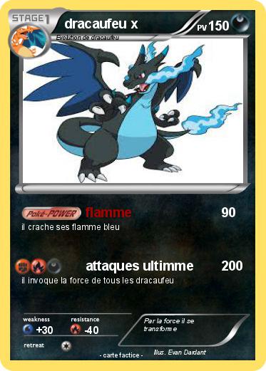 Pokemon dracaufeu x