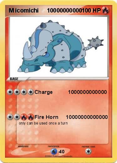 Pokemon M icomichi     10000000000           