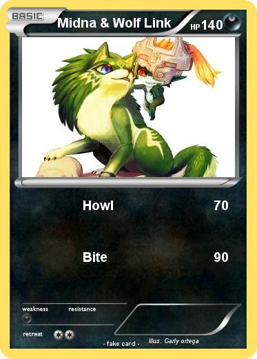 Pokemon Midna & Wolf Link