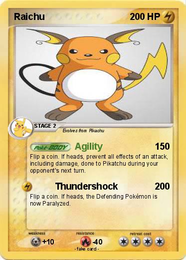 Pokemon Raichu